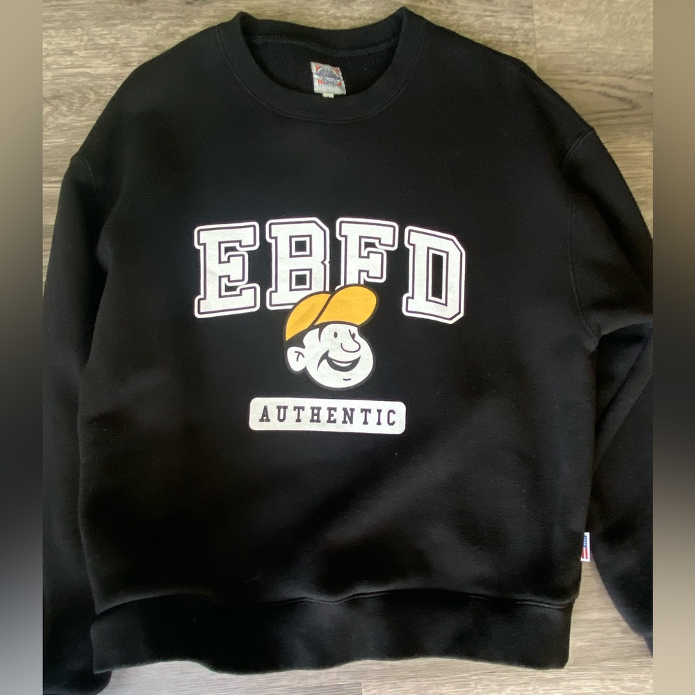 Ebbets Field Flannels Crewneck Sweatshirt Sz.S